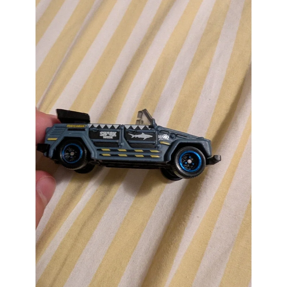 Matchbox Shark Week 1974 Volkswagen Type 181 Blue Diecast Car 1:59 Scale 2007